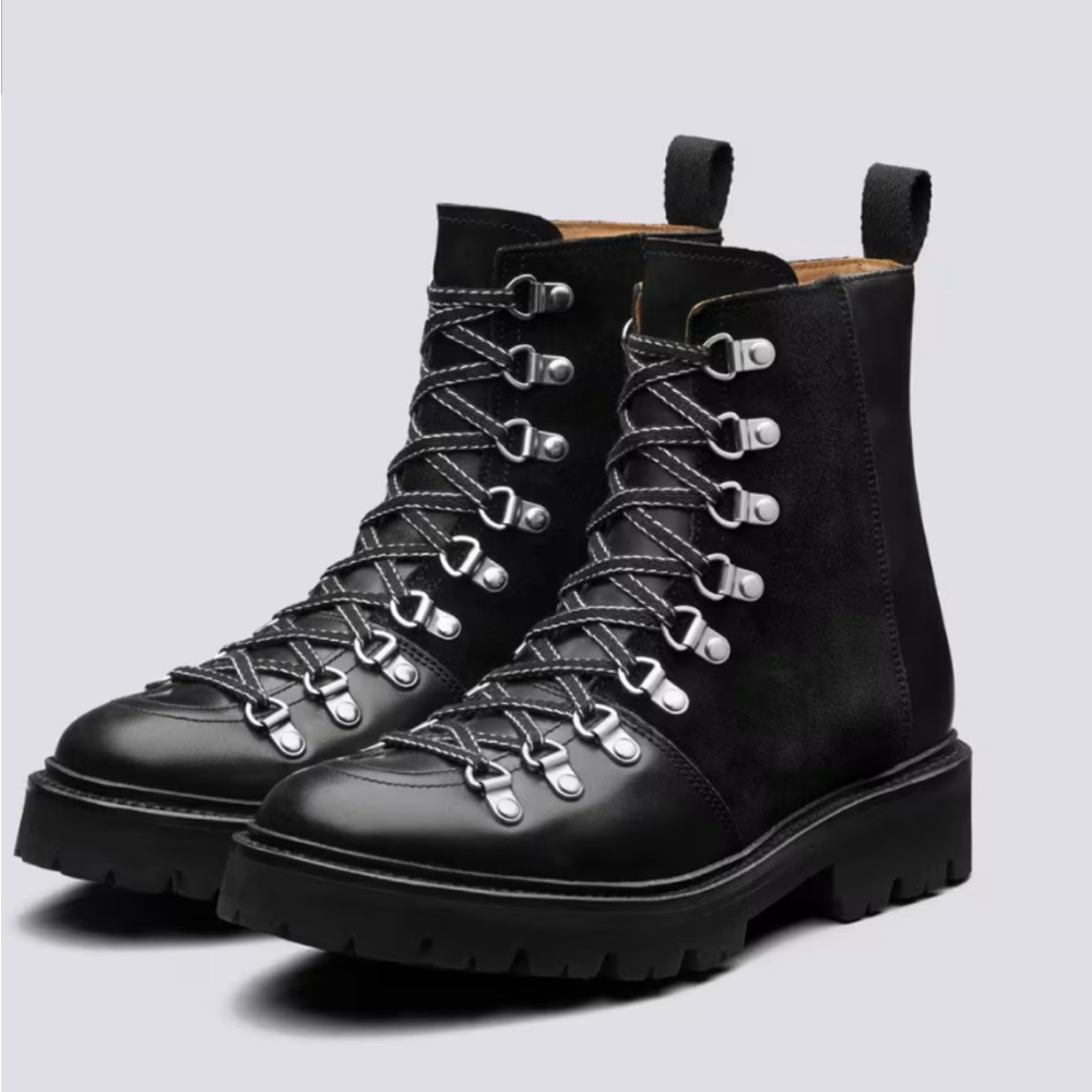 Grenson Nanette Black Leather Women's Boots